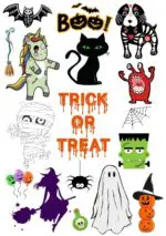 Halloween A5 Sheet