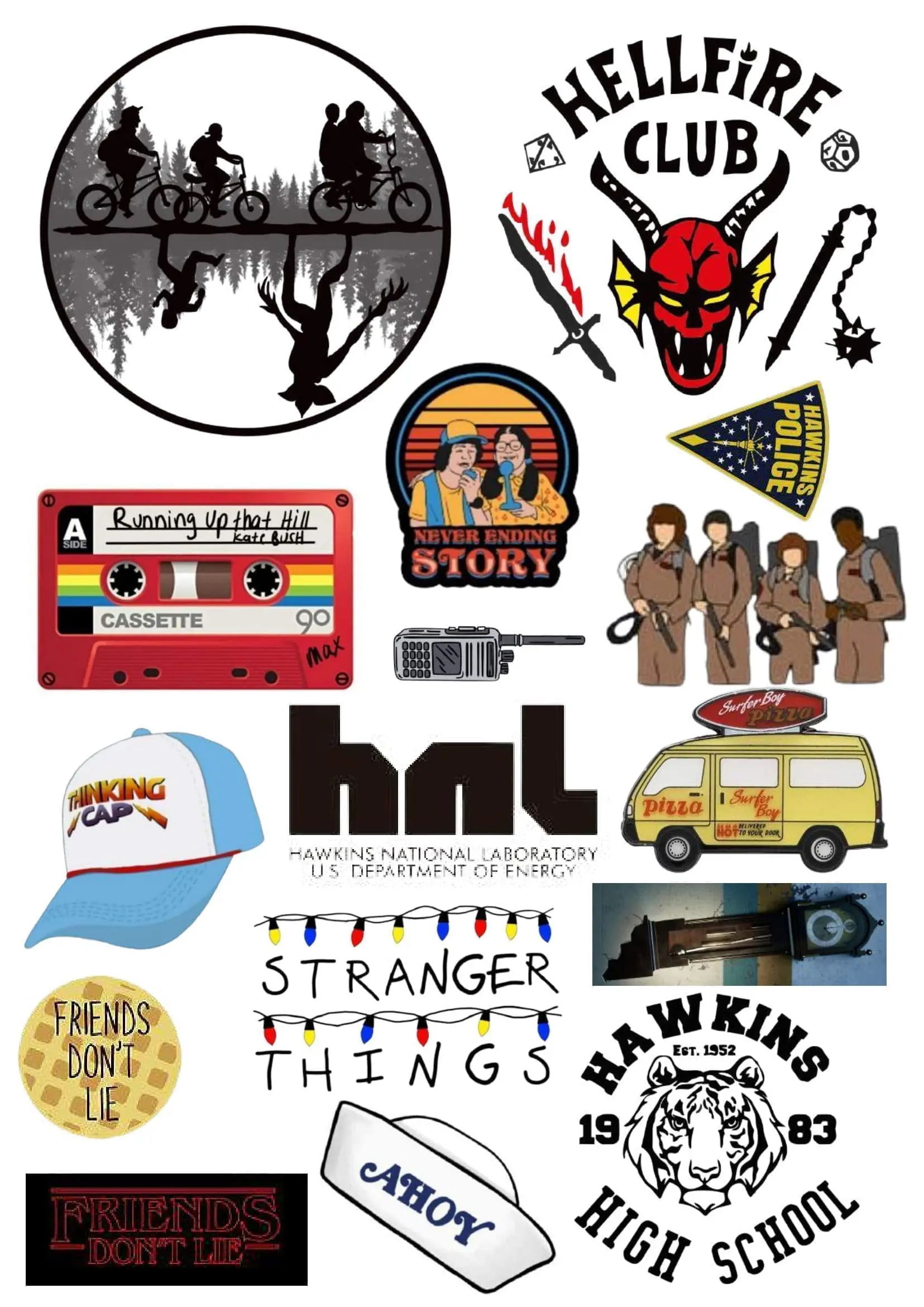 Stranger Things A5 Sheet