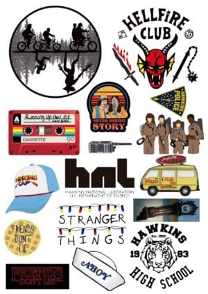 Stranger Things A5 Sheet