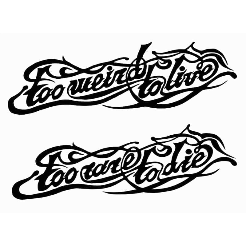 Too weird to live to rare to die