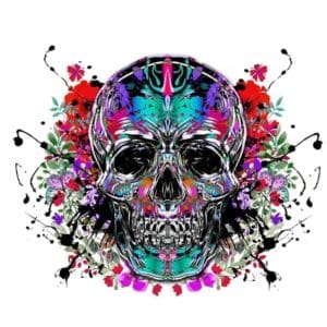 Multi-Colour Skull