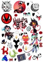 Helluva Boss A5 Sheet