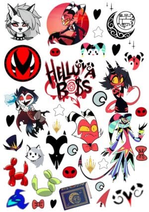 Helluva Boss A5 Sheet