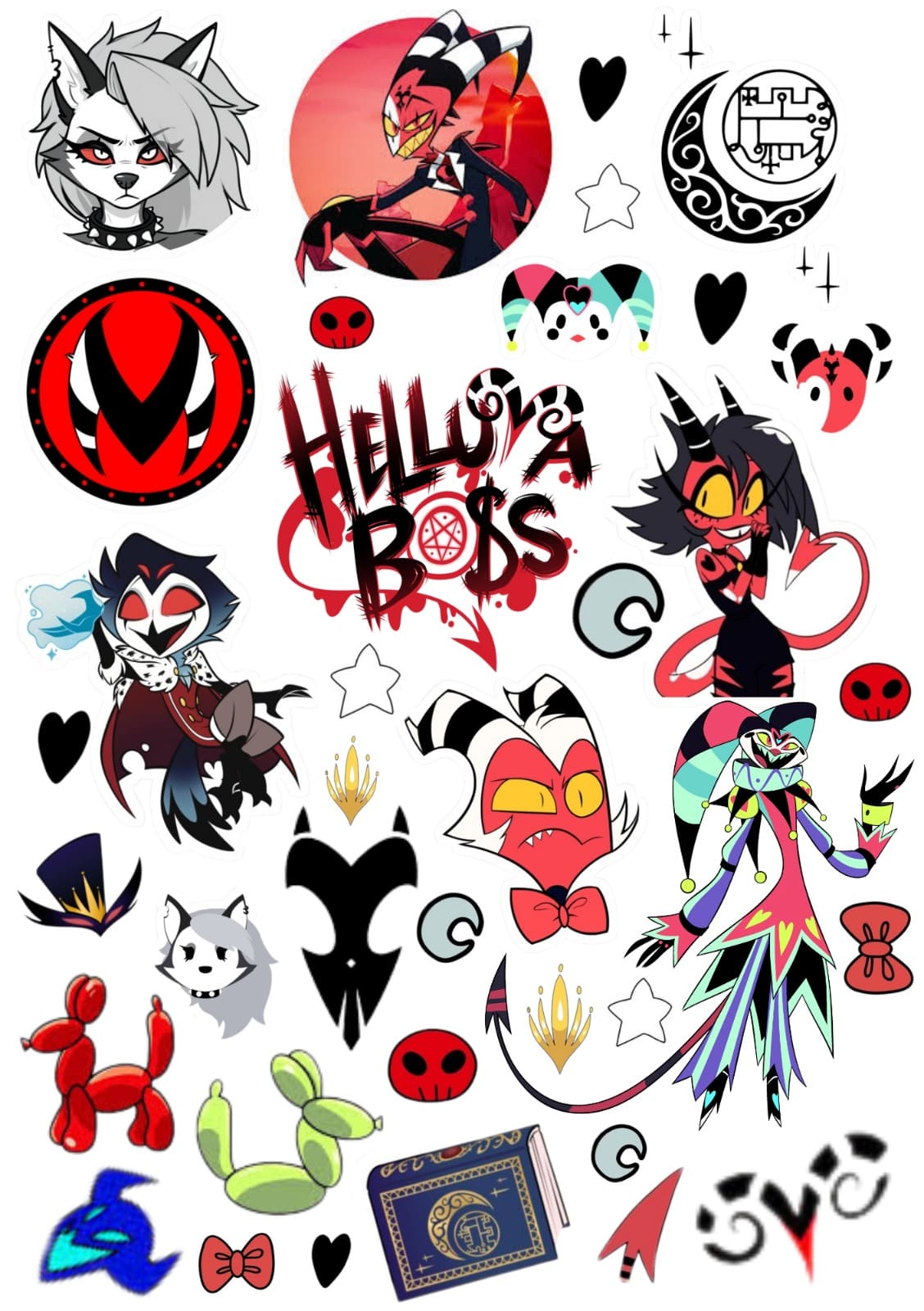 Helluva Boss A5 Sheet